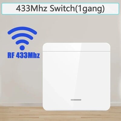 16A/20A Tuya WiFi Smart Switch RF 433MHz 1/2/3 Gang Wireless Wall Switch Λειτουργεί με το Alexa Google Assistant For Home LED Lamp