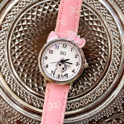 2024 Nou Ceas Copii Pisicuta Cute Desene Animat Baiat Fata Student Ceas Quartz