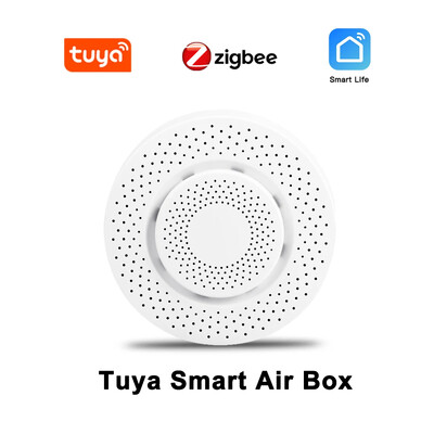 Tuya WiFi Smart Air Box levegőminőség monitor formaldehid VOC Co2 gáz hőmérséklet páratartalom érzékelő érzékelő otthoni jelenet kapcsolat
