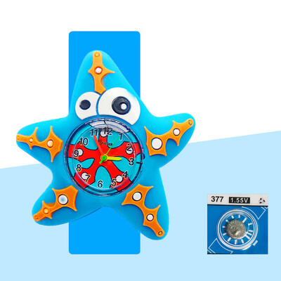 Pigūs didmeniniai 3D gyvūnų vaikiški laikrodžiai Laikrodis Lengvas nešioti Rankinė apyrankė Žaisliniai berniukai Merginos Vaikiški Kvarciniai rankiniai laikrodžiai