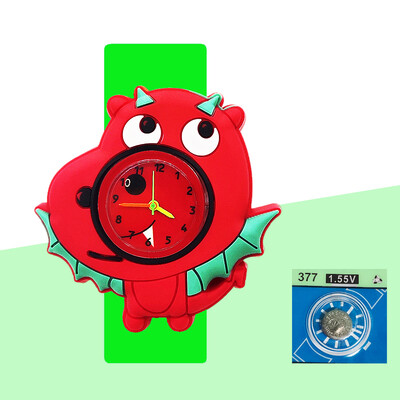 Pigūs didmeniniai 3D gyvūnų vaikiški laikrodžiai Laikrodis Lengvas nešioti Rankinė apyrankė Žaisliniai berniukai Merginos Vaikiški Kvarciniai rankiniai laikrodžiai