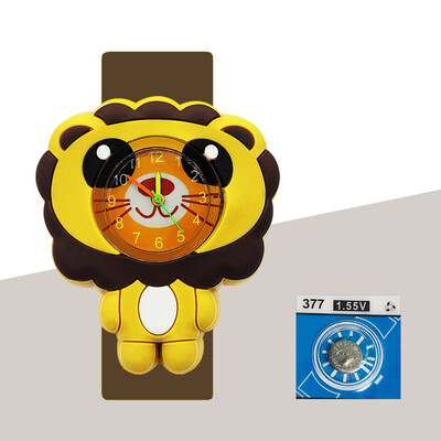 Pigūs didmeniniai 3D gyvūnų vaikiški laikrodžiai Laikrodis Lengvas nešioti Rankinė apyrankė Žaisliniai berniukai Merginos Vaikiški Kvarciniai rankiniai laikrodžiai