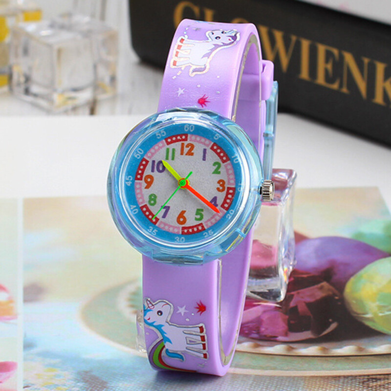 UTHAI CQ15 Gyerek órák fpr lányoknak kvarc karóra gyerek lányoknak fiú óra Rajzfilm virág kutya oroszlán Többszínű órák