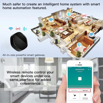 Tuya Smart Life ZigBee Multi-Mode Gateway Hub Smart Home Wireless Bridge Bluetooth Mesh WiFi IR Τηλεχειριστήριο για Alexa Google