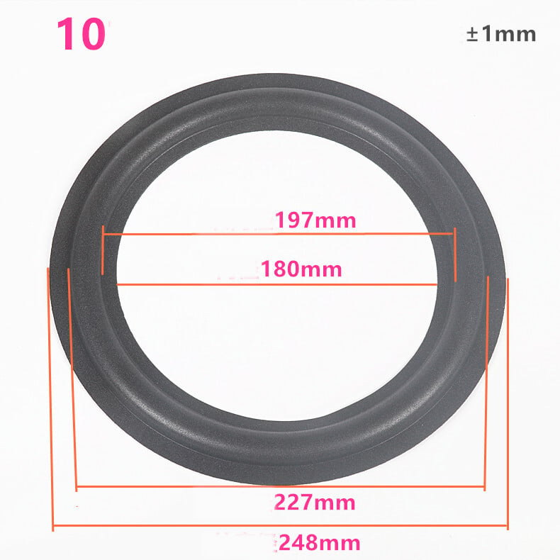 Skaļrunis Skaļrunis Foam Edge 5 collu 6,5 collu 8 collu 10 collu 12 collu audio salokāmā gredzena malas remonta piederumi