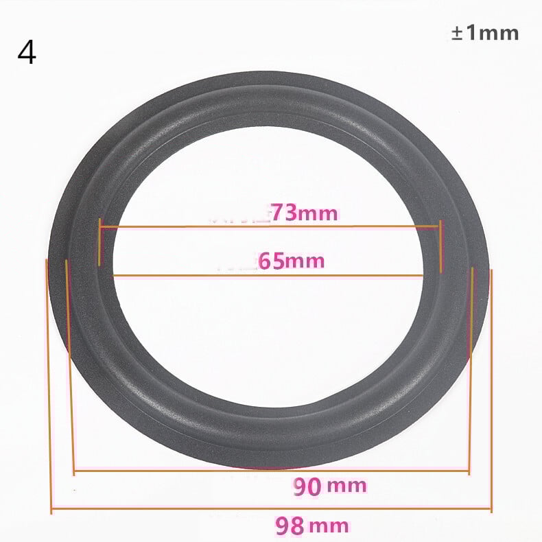 Garsiakalbis Foam Edge 5 colių 6,5 colio 8 colių 10 colių 12 colių garso sulankstomo žiedo krašto remonto priedai