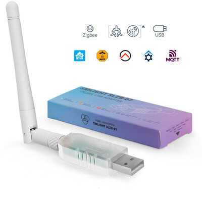 SMLIGHT SLZB-07 Zigbee 3.0 най-малката нишка/материя USB адаптер работи с Zigbee2MQTT, ZHA, домашен асистент