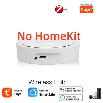 Tuya HomeKit ZigBee Gateway Hub Smart Home Bridge Telecomanda ZigBee Smart Life funcționează cu Apple HomeKit Alexa Google