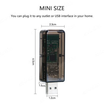 ZigBee 3.0 Повторител на сигнала USB усилвател на сигнала Разширител Работа с eWeLink Домашен асистент ZigBee2MQTT Tasmota Tuya SmartThings