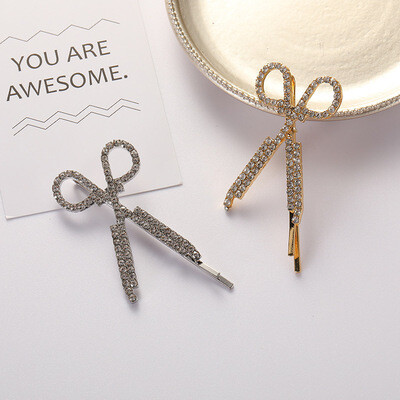 Naujos mados korėjiečių kūrybinio dizaino žirklės su šukomis, plaukų segtuku galvos apdangalas