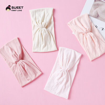 Kūdikių „Turban Twist“ galvos juosta Minkštos nailoninės elastinės plaukų juostelės mergaitėms vaikams Galvos apdangalai Tvirtai tamprūs rankų darbo plaukų priedai 2022 m.