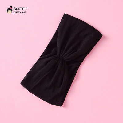 Kūdikių „Turban Twist“ galvos juosta Minkštos nailoninės elastinės plaukų juostelės mergaitėms vaikams Galvos apdangalai Tvirtai tamprūs rankų darbo plaukų priedai 2022 m.