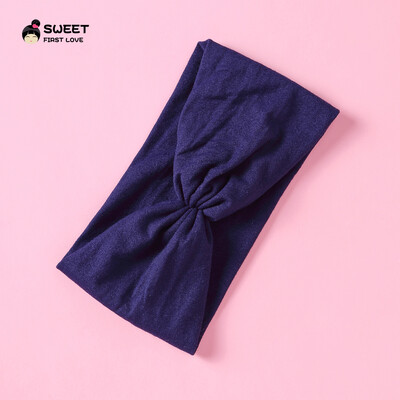 Kūdikių „Turban Twist“ galvos juosta Minkštos nailoninės elastinės plaukų juostelės mergaitėms vaikams Galvos apdangalai Tvirtai tamprūs rankų darbo plaukų priedai 2022 m.