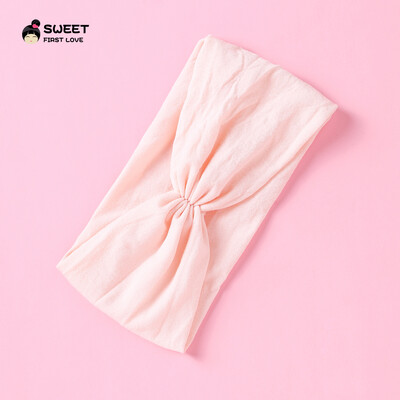 Kūdikių „Turban Twist“ galvos juosta Minkštos nailoninės elastinės plaukų juostelės mergaitėms vaikams Galvos apdangalai Tvirtai tamprūs rankų darbo plaukų priedai 2022 m.