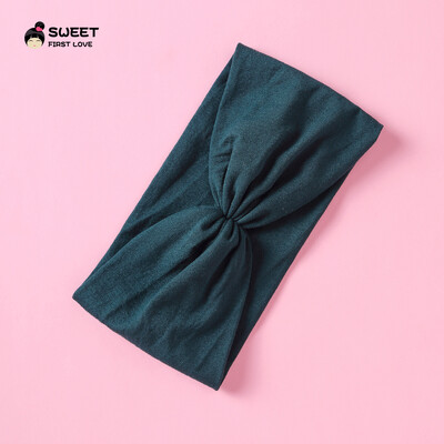 Kūdikių „Turban Twist“ galvos juosta Minkštos nailoninės elastinės plaukų juostelės mergaitėms vaikams Galvos apdangalai Tvirtai tamprūs rankų darbo plaukų priedai 2022 m.