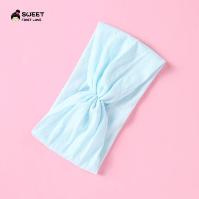 Kūdikių „Turban Twist“ galvos juosta Minkštos nailoninės elastinės plaukų juostelės mergaitėms vaikams Galvos apdangalai Tvirtai tamprūs rankų darbo plaukų priedai 2022 m.