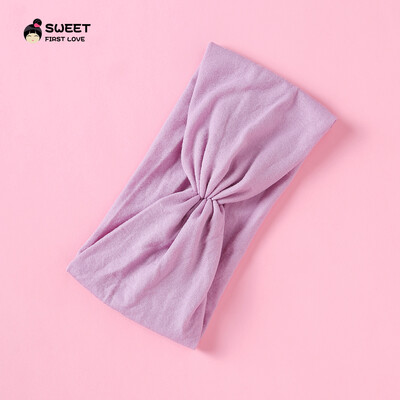 Kūdikių „Turban Twist“ galvos juosta Minkštos nailoninės elastinės plaukų juostelės mergaitėms vaikams Galvos apdangalai Tvirtai tamprūs rankų darbo plaukų priedai 2022 m.