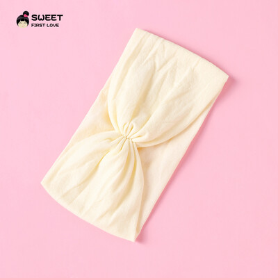Kūdikių „Turban Twist“ galvos juosta Minkštos nailoninės elastinės plaukų juostelės mergaitėms vaikams Galvos apdangalai Tvirtai tamprūs rankų darbo plaukų priedai 2022 m.