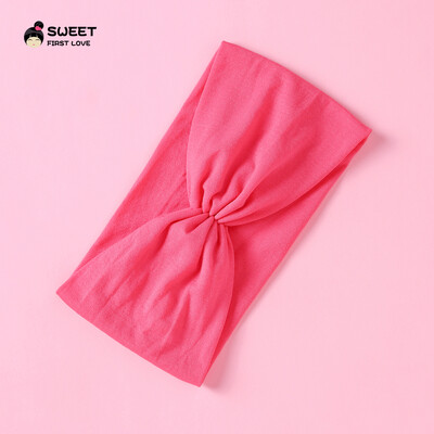 Kūdikių „Turban Twist“ galvos juosta Minkštos nailoninės elastinės plaukų juostelės mergaitėms vaikams Galvos apdangalai Tvirtai tamprūs rankų darbo plaukų priedai 2022 m.