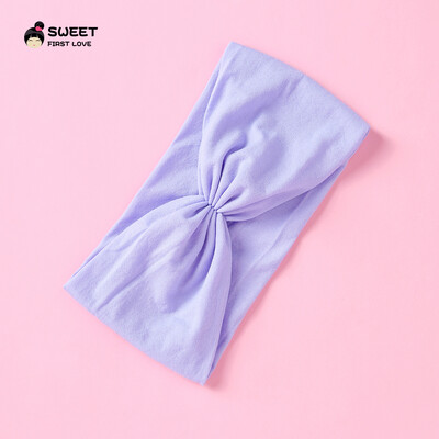 Kūdikių „Turban Twist“ galvos juosta Minkštos nailoninės elastinės plaukų juostelės mergaitėms vaikams Galvos apdangalai Tvirtai tamprūs rankų darbo plaukų priedai 2022 m.