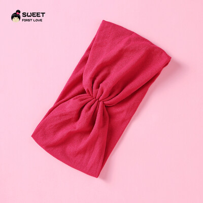 Kūdikių „Turban Twist“ galvos juosta Minkštos nailoninės elastinės plaukų juostelės mergaitėms vaikams Galvos apdangalai Tvirtai tamprūs rankų darbo plaukų priedai 2022 m.