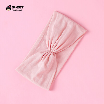 Kūdikių „Turban Twist“ galvos juosta Minkštos nailoninės elastinės plaukų juostelės mergaitėms vaikams Galvos apdangalai Tvirtai tamprūs rankų darbo plaukų priedai 2022 m.