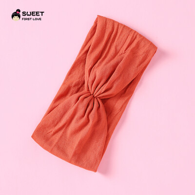 Kūdikių „Turban Twist“ galvos juosta Minkštos nailoninės elastinės plaukų juostelės mergaitėms vaikams Galvos apdangalai Tvirtai tamprūs rankų darbo plaukų priedai 2022 m.