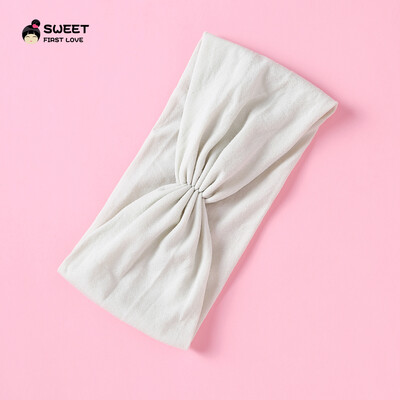 Kūdikių „Turban Twist“ galvos juosta Minkštos nailoninės elastinės plaukų juostelės mergaitėms vaikams Galvos apdangalai Tvirtai tamprūs rankų darbo plaukų priedai 2022 m.