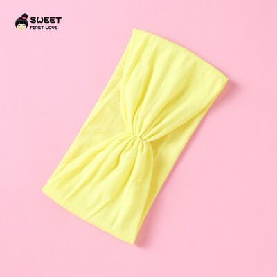 Kūdikių „Turban Twist“ galvos juosta Minkštos nailoninės elastinės plaukų juostelės mergaitėms vaikams Galvos apdangalai Tvirtai tamprūs rankų darbo plaukų priedai 2022 m.