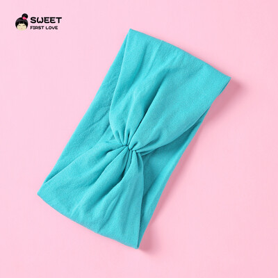 Kūdikių „Turban Twist“ galvos juosta Minkštos nailoninės elastinės plaukų juostelės mergaitėms vaikams Galvos apdangalai Tvirtai tamprūs rankų darbo plaukų priedai 2022 m.