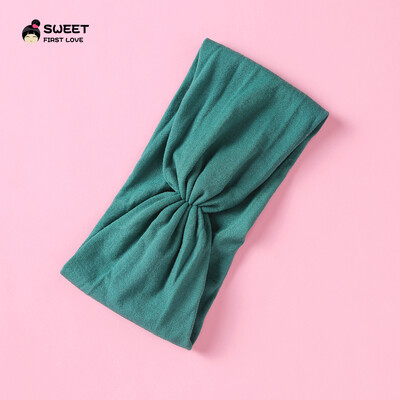 Kūdikių „Turban Twist“ galvos juosta Minkštos nailoninės elastinės plaukų juostelės mergaitėms vaikams Galvos apdangalai Tvirtai tamprūs rankų darbo plaukų priedai 2022 m.