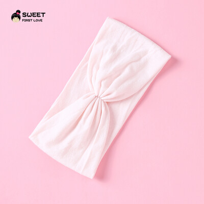 Kūdikių „Turban Twist“ galvos juosta Minkštos nailoninės elastinės plaukų juostelės mergaitėms vaikams Galvos apdangalai Tvirtai tamprūs rankų darbo plaukų priedai 2022 m.