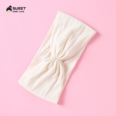 Kūdikių „Turban Twist“ galvos juosta Minkštos nailoninės elastinės plaukų juostelės mergaitėms vaikams Galvos apdangalai Tvirtai tamprūs rankų darbo plaukų priedai 2022 m.