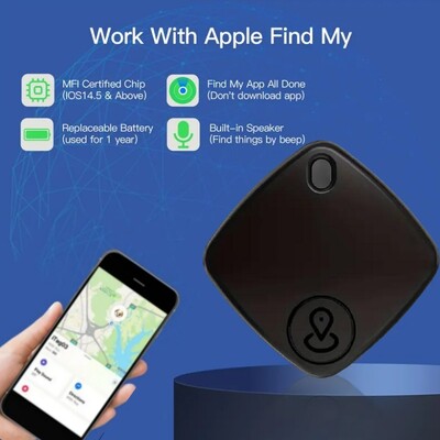Το Smart Bluetooth GPS Tracker λειτουργεί με το Find My APP Anti-Lost Reminder Device Wireless For Iphone Locator Key Kids Finder