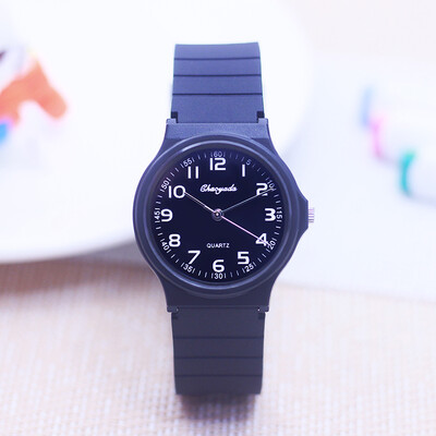2024 deti chlapci dievčatá študenti základnej školy gumené želé farba jednoduché priehľadné číslo quartz hodinky deti darčeky hodinky