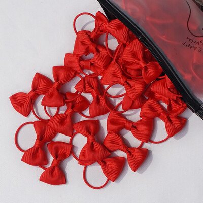 20/40 de bucăți 2 inch funde de păr pentru fetițe legături elastice fundite cu panglică grosgrain cu bandă de cauciuc Suporturi pentru coadă de cal Accesorii pentru păr