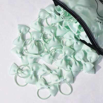 20/40 de bucăți 2 inch funde de păr pentru fetițe legături elastice fundite cu panglică grosgrain cu bandă de cauciuc Suporturi pentru coadă de cal Accesorii pentru păr