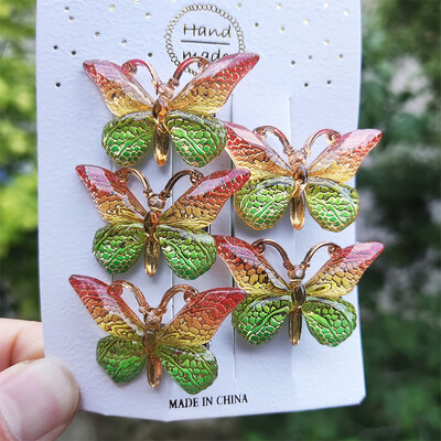 5 bucăți agrafe de păr pentru copii, dulci, stereoscopice, cu gradient de culoare