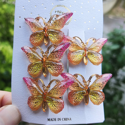 5 bucăți agrafe de păr pentru copii, dulci, stereoscopice, cu gradient de culoare