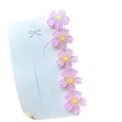 5 bucăți agrafe de păr pentru copii, dulci, stereoscopice, cu gradient de culoare