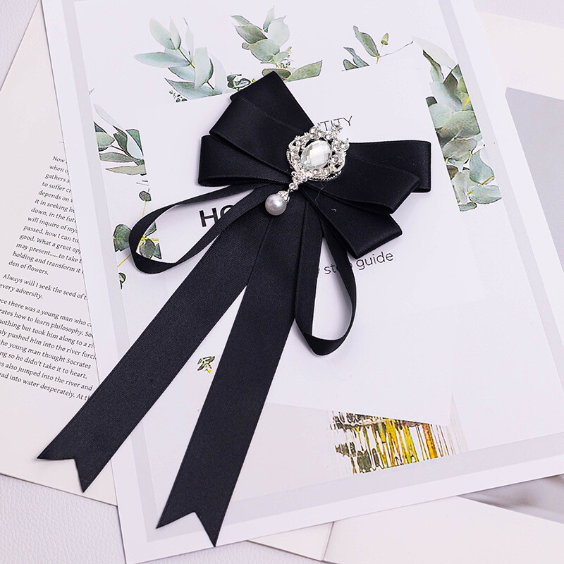 Gyári közvetlen értékesítésű női csokornyakkendő, üzleti ruha szalaggal, kiegészítők, kis friss és rugalmas ing, japán stílusú gallér, virág