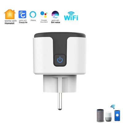 Xiaomi Smart Home Apple Homekit/Tuya Smart Socket EU Πρίζα δικτύου πρίζα τοίχου Ηλεκτρικές πρίζες Wifi Χρήση Siri/ Alexa / Google