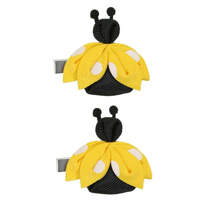 Oaoleer 2 бр./компл. Kawaii Ladybug Щипки за коса за бебета момичета Карикатура Животни Щипки за коса Детски шноли Детски шапки Аксесоари за коса