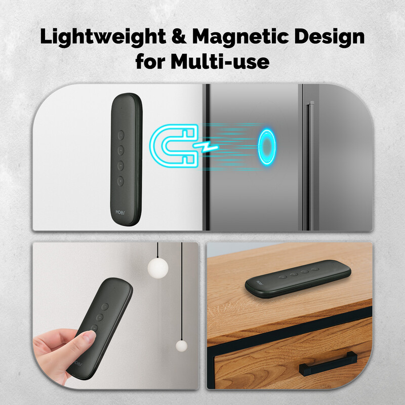 Comutator inteligent pentru scenă Tuya ZigBee, 4 butoane, portabil, fără fir, design ușor, 12 scenarii, control de la distanță, automatizare, alimentat cu baterie