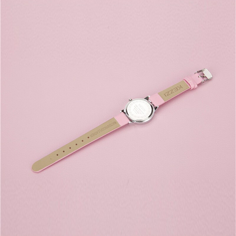 Ceasuri pentru copii Ceasuri pentru copii Moda ocazională Flori drăguțe Ceas pentru studenți Life Waterproof Curea din piele PU Ceas de mână cu quartz pentru fată LL