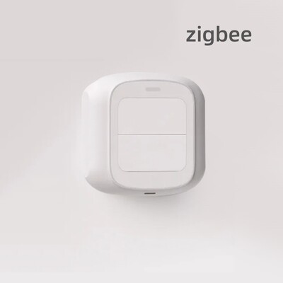 „Tuya WIFI Wireless 2 Gang Scene“ mygtukų jungiklis „Zigbee Push“ nuotolinio valdymo pultas „Smart Home Linkage“ automatikos scenarijaus valdiklis