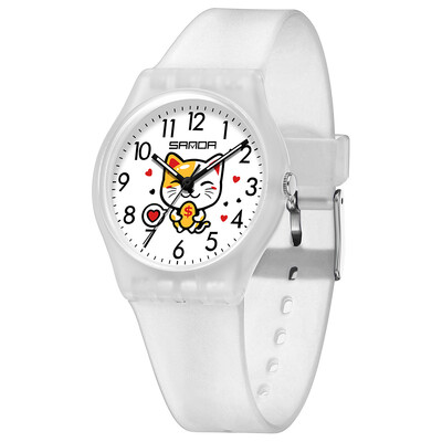 2024 Fashion Sanda Top Brand Lady Ceasuri casual pentru cadou pentru studenți Ceasuri de mână pentru fete și băieți cu design simplu pentru femei