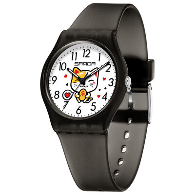 2024 Fashion Sanda Top Brand Lady Ceasuri casual pentru cadou pentru studenți Ceasuri de mână pentru fete și băieți cu design simplu pentru femei