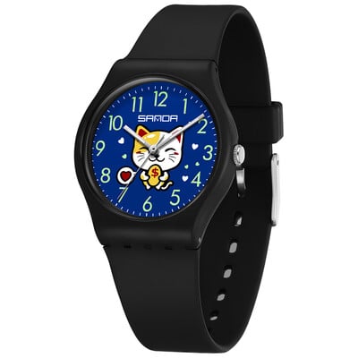 2024 Fashion Sanda Top Brand Lady Ceasuri casual pentru cadou pentru studenți Ceasuri de mână pentru fete și băieți cu design simplu pentru femei