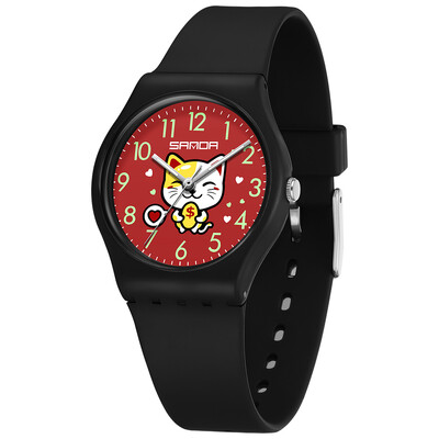 2024 Fashion Sanda Top Brand Lady Ceasuri casual pentru cadou pentru studenți Ceasuri de mână pentru fete și băieți cu design simplu pentru femei